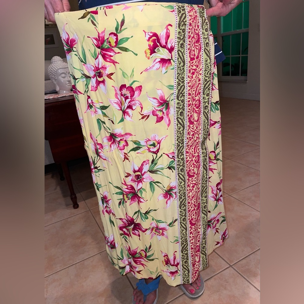 Susan Bristol floral skirt